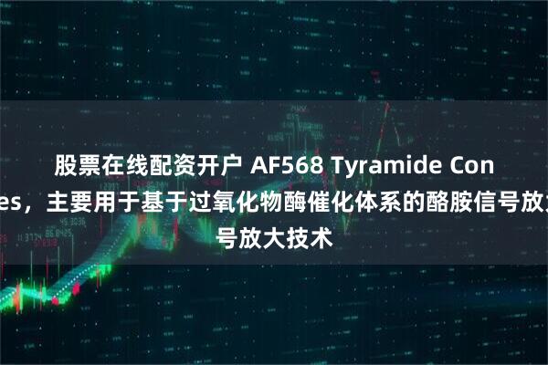 股票在线配资开户 AF568 Tyramide Conjugates,主要用于基于过氧化物酶催化体系的酪胺信号放大技术